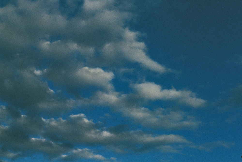 Clouds in a sunny day.